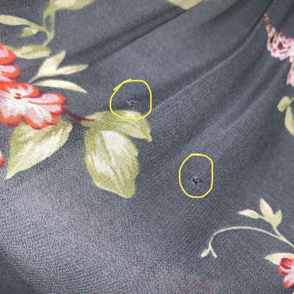 ANTHROPOLOGIE Evelin XS Maxi Dress Green Floral Boho Ruffle Tiered Chiffon - Picture 11 of 12